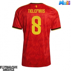 Belgie Youri Tielemans #8 Domácí Dres MS 2026 Krátký Rukáv